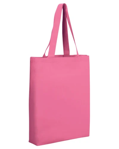 Economical Tote Bag with Bottom Gusset eco-friendly in 26 colors 100% cotton sheeting
