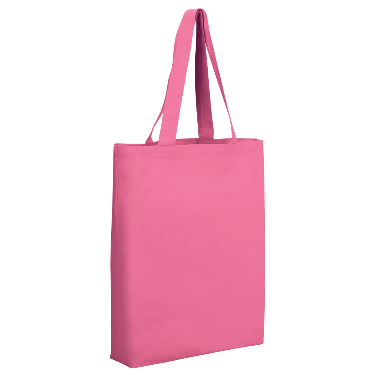 Economical Tote Bag with Bottom Gusset eco-friendly in 26 colors 100% cotton sheeting