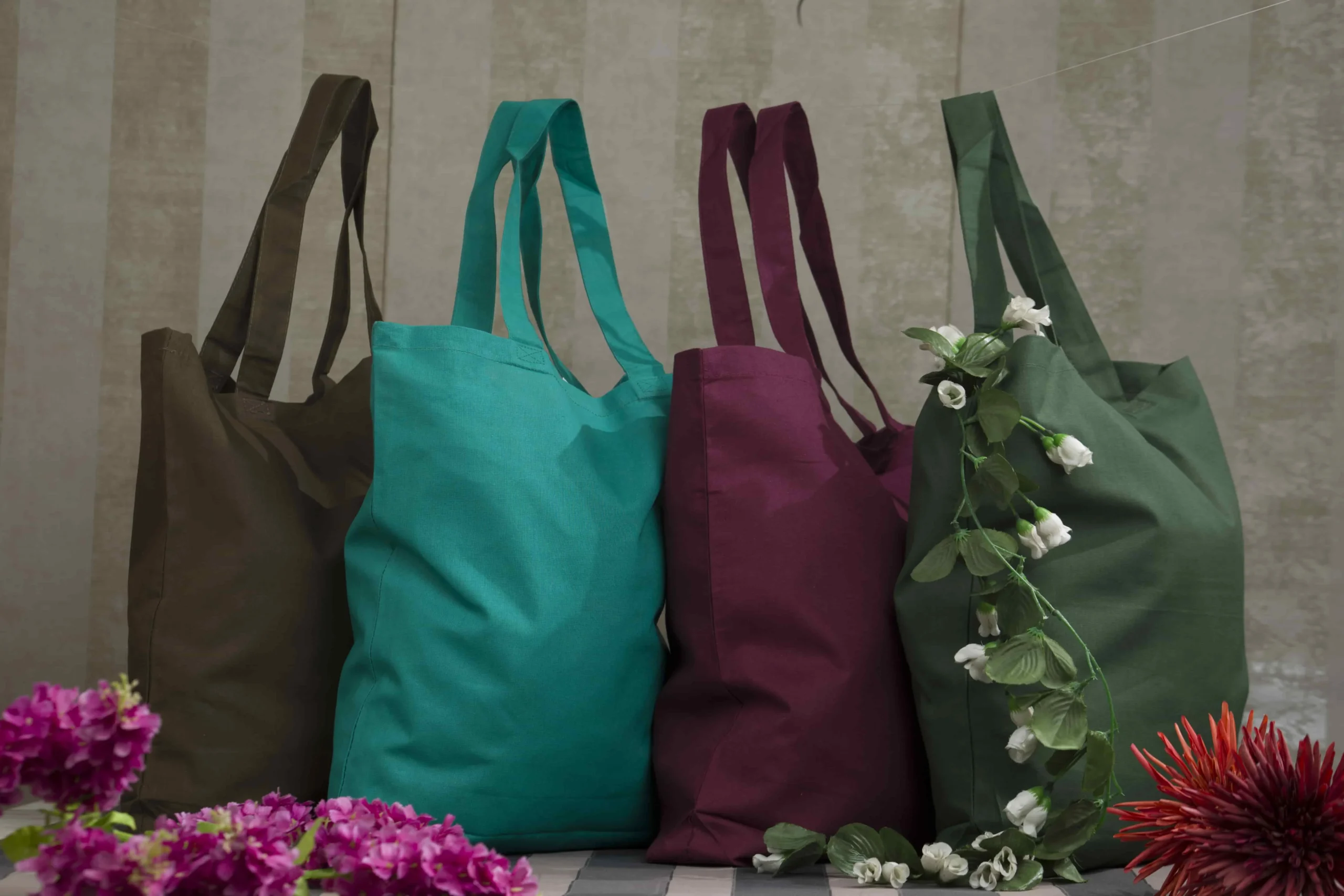 Organic Cotton Bags - Heavy Canvas Tote Bags w/ Bottom Gusset | OR210