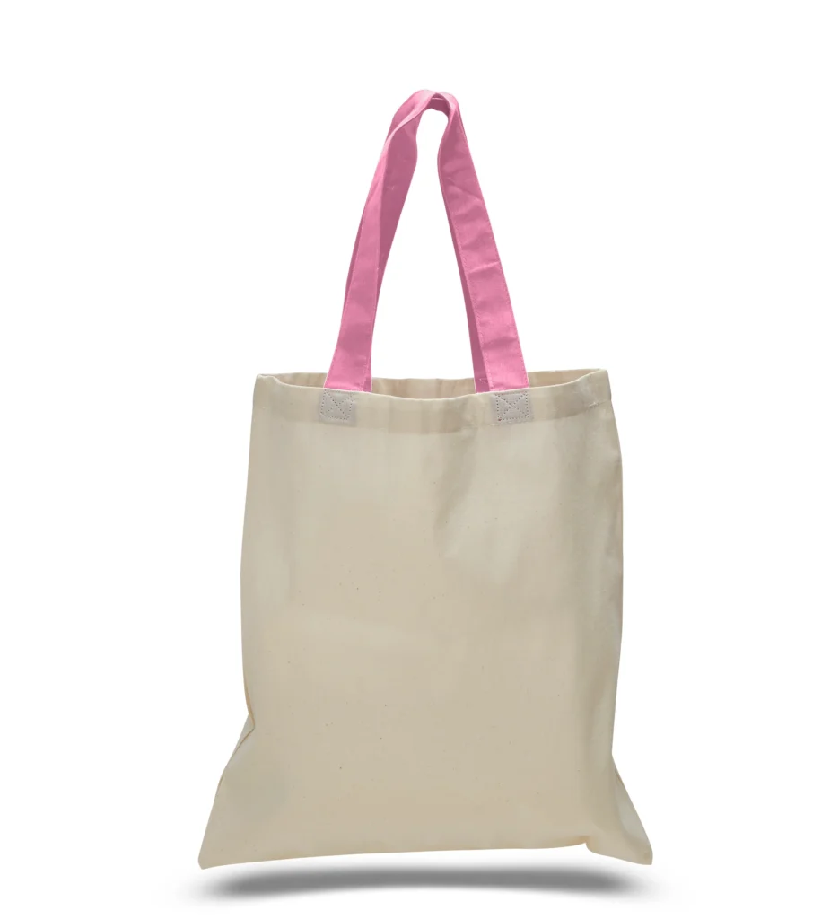 Product of the Month: QTB6000 Economical Tote Bag with Color Handles 36 svg%3E