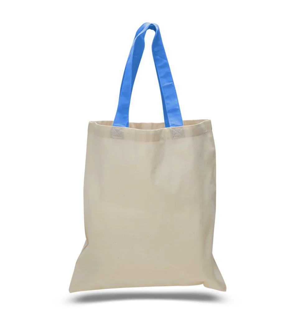 Product of the Month: QTB6000 Economical Tote Bag with Color Handles 34 svg%3E