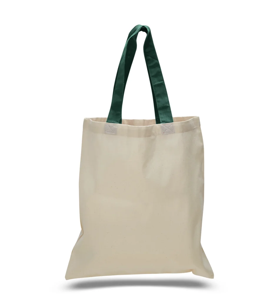 Product of the Month: QTB6000 Economical Tote Bag with Color Handles 32 svg%3E
