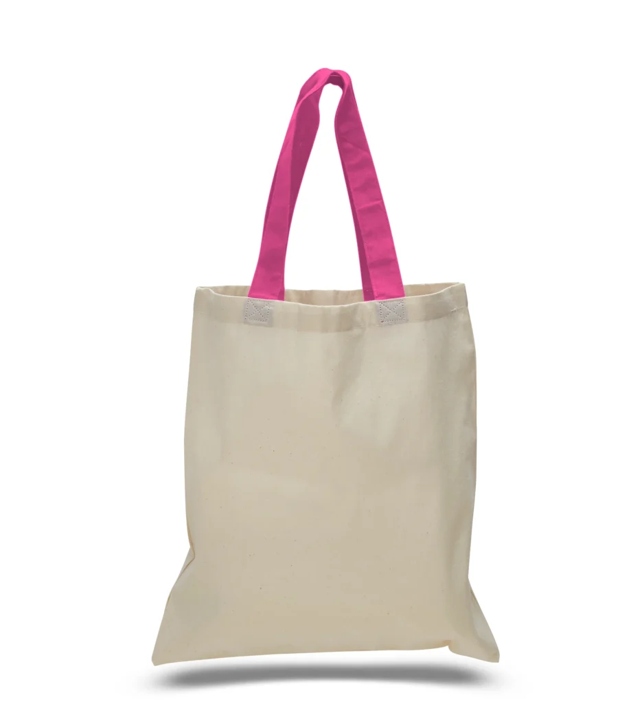 Product of the Month: QTB6000 Economical Tote Bag with Color Handles 30 svg%3E