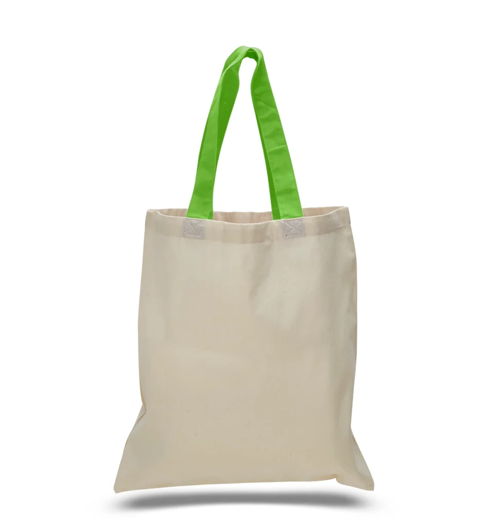 Product of the Month: QTB6000 Economical Tote Bag with Color Handles 26 svg%3E