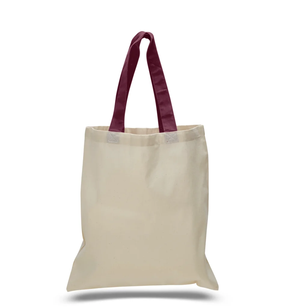 Product of the Month: QTB6000 Economical Tote Bag with Color Handles 25 svg%3E