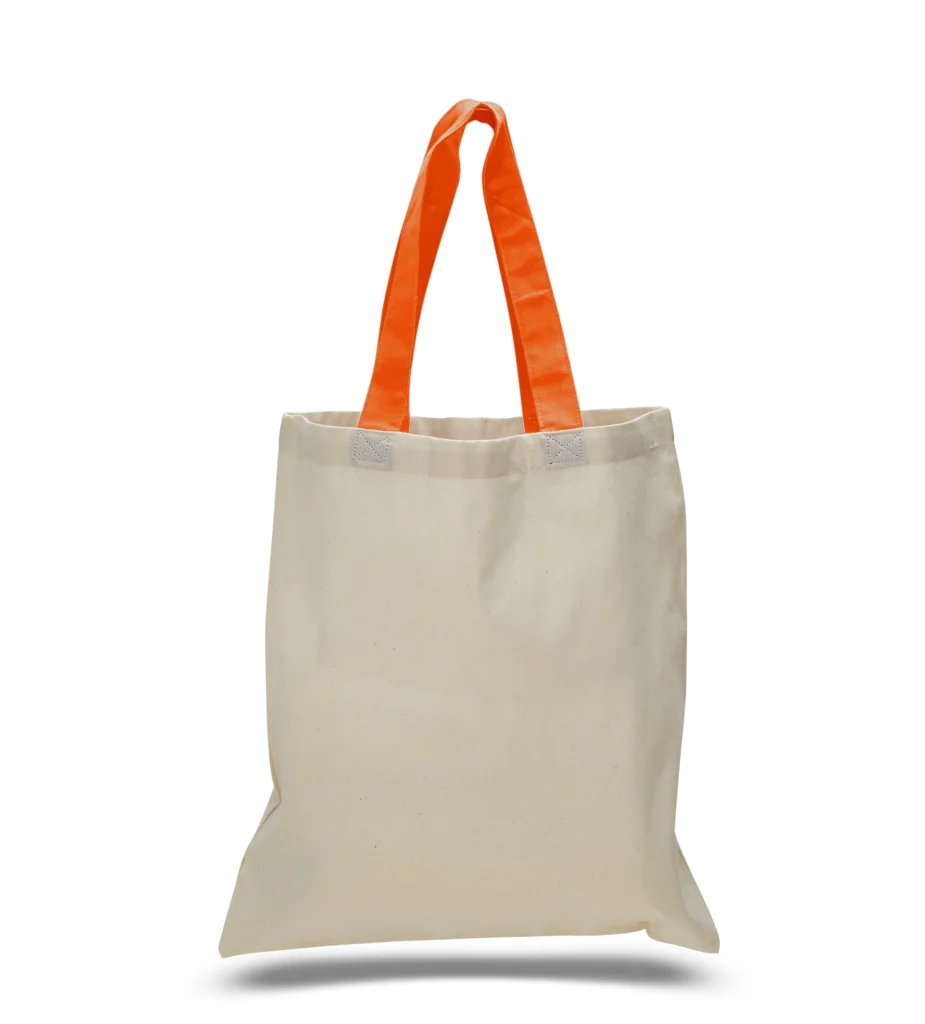 Product of the Month: QTB6000 Economical Tote Bag with Color Handles 23 svg%3E