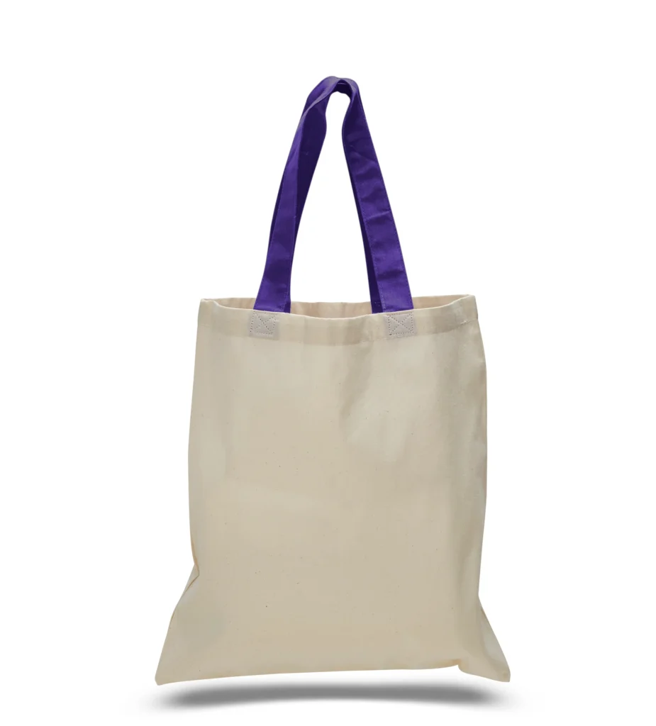 Product of the Month: QTB6000 Economical Tote Bag with Color Handles 22 svg%3E