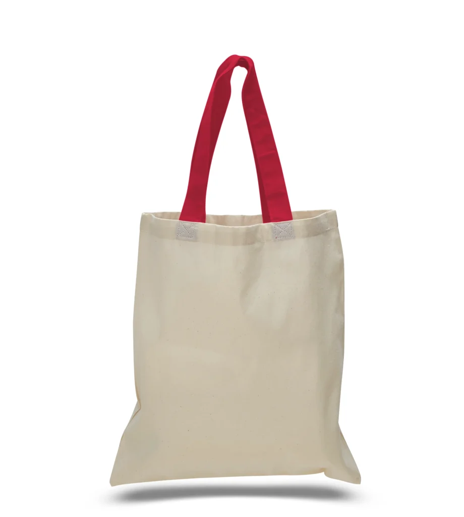 Product of the Month: QTB6000 Economical Tote Bag with Color Handles 21 svg%3E
