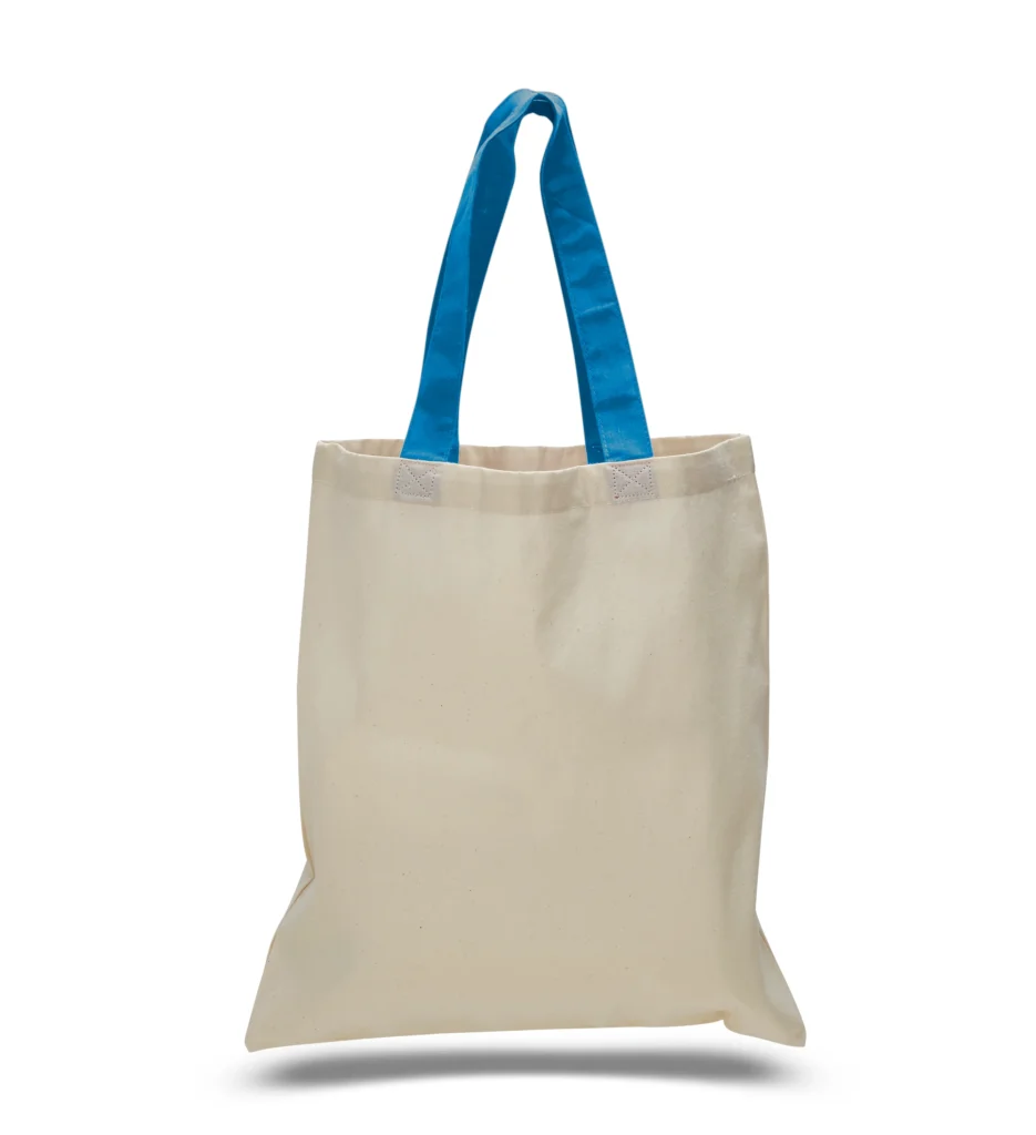 Product of the Month: QTB6000 Economical Tote Bag with Color Handles 19 svg%3E