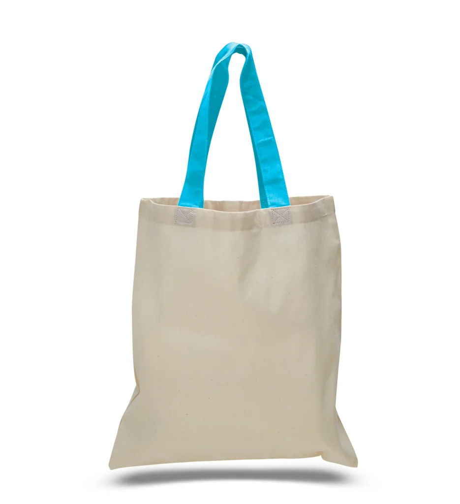 Product of the Month: QTB6000 Economical Tote Bag with Color Handles 17 svg%3E