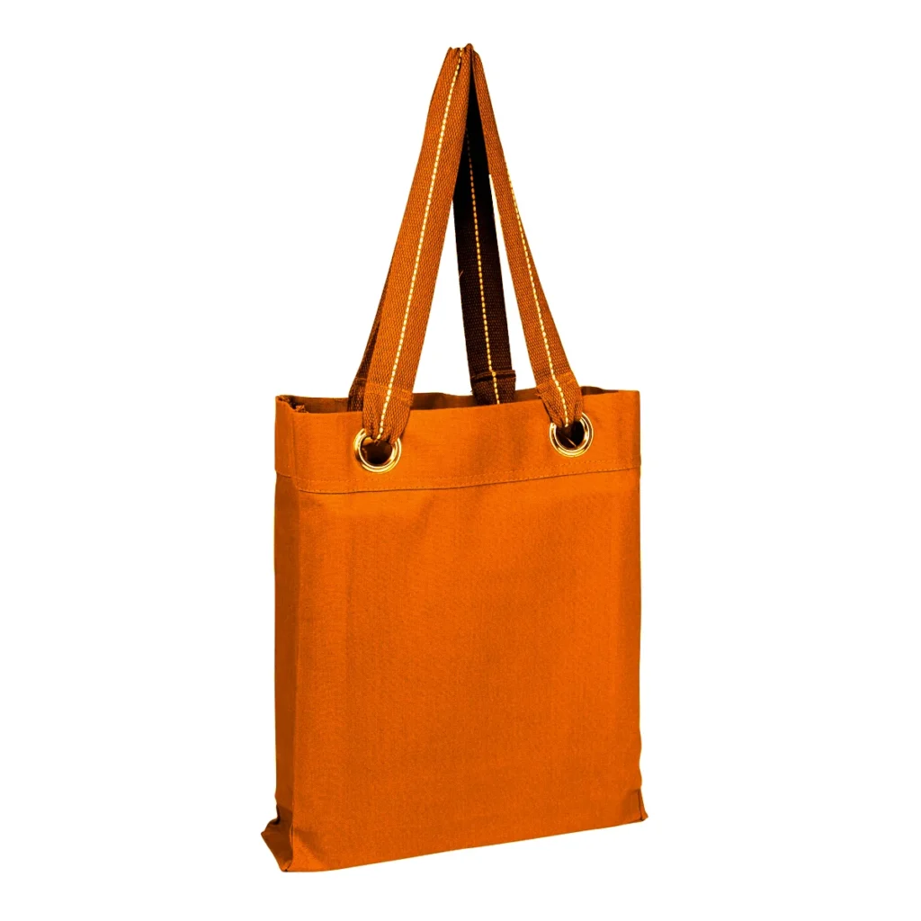 Product Spotlight of the Month: Q1630 “The Style Icon” Heavy Canvas Tote Bag 8 Q1630 Orange 1200 x 1200