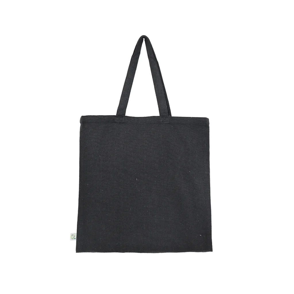Sustainable Promotional Bags Recycled for a Greener Future: Q-Tees S800 & S900 5 S800 Black Front