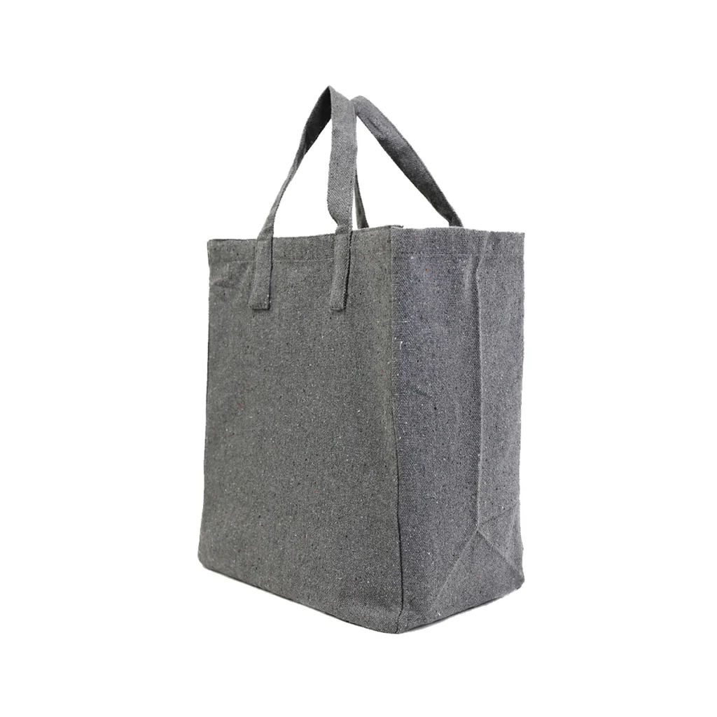 Sustainable Promotional Bags Recycled for a Greener Future: Q-Tees S800 & S900 13 Sustainable Recycled Grocery bag with gusset made from 100% Recycled Cotton tote bag