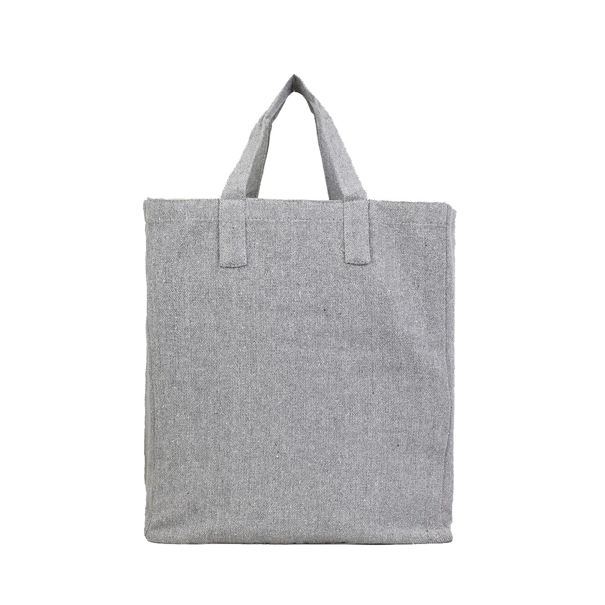 Sustainable Recycled Grocery bag with gusset made from 100% Recycled Cotton tote bag