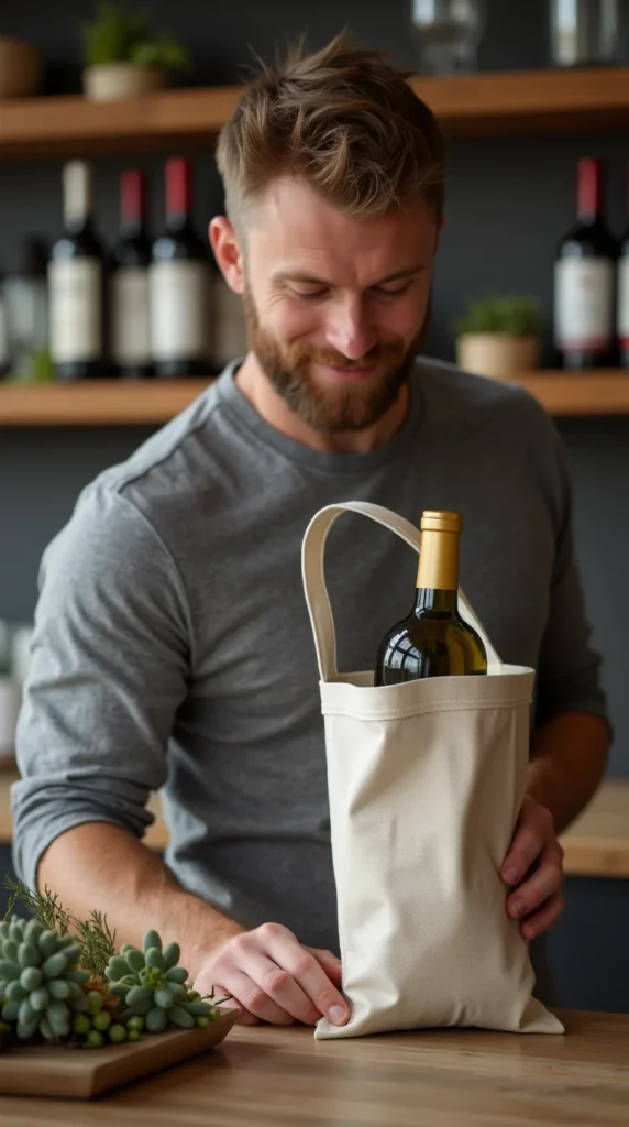 wine tote bag