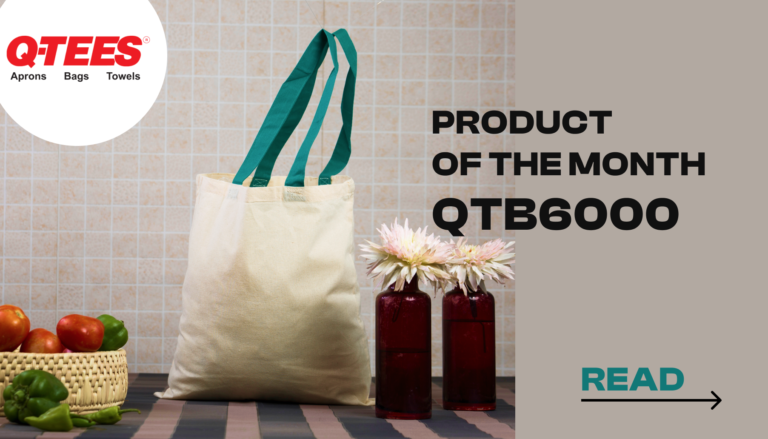 Product of the Month: QTB6000 Economical Tote Bag with Color Handles