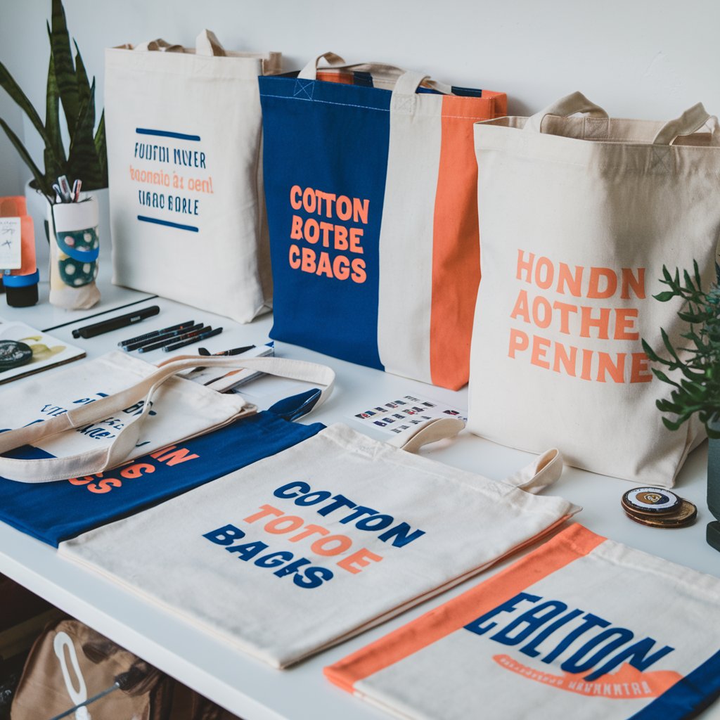 a photo of a table with cotton canvas