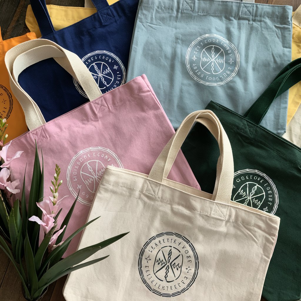 holiday themed tote bags