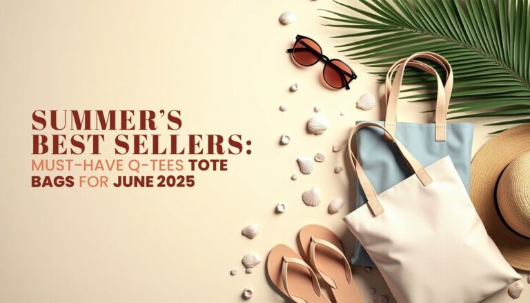 Summer’s Best Sellers: Must-Have Q-Tees Tote Bags for June 2025