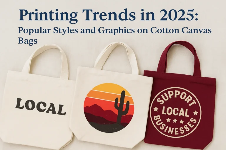 Printing Trends in 2025: Popular Styles and Graphics on Cotton Canvas Bags