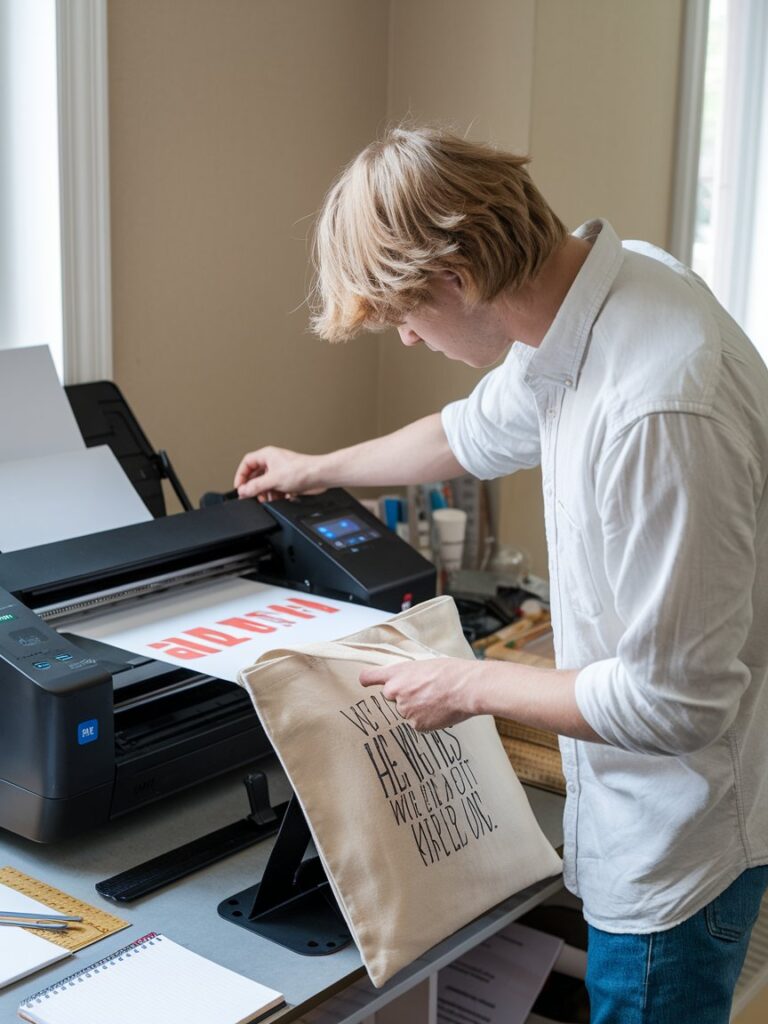 Printing on cotton canvas fabric bag tote bag2