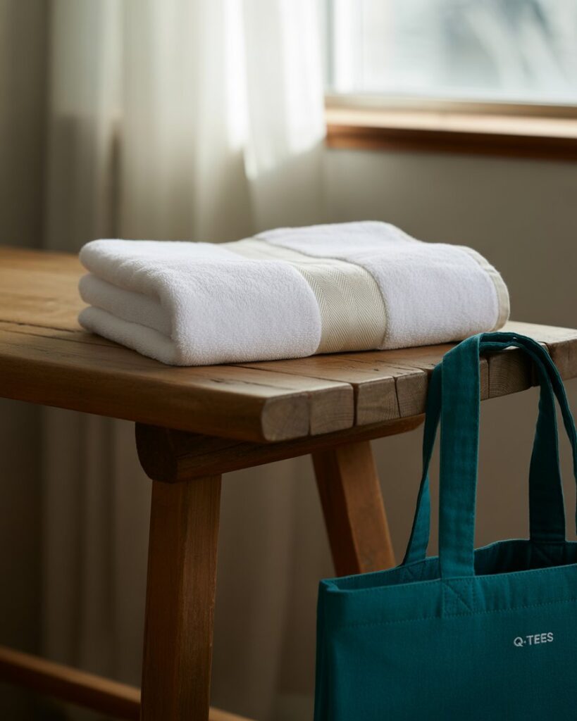 Holiday Gift Ideas for Clients, Teams, and Events — Featuring Q-Tees Favorites 2 a photograph of a neatly folded premium iPn2265 Rtq6DFkogXGQPQ yN6Kof07TsCs1hsBh8VFDw 1