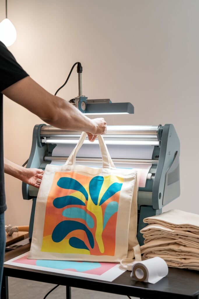 From Screen to Stitch: Choosing the Best Decoration Method for Tote Bags & Aprons 5 a photo of a man using a heat transfer m zfB1 lOXTWqdMKV6cbLDFg n1dMZ2mbTkOIPJXpi0viYA