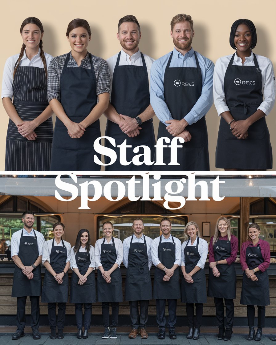 Product Spotlight — Q-Tees Full-Length Apron with 2 Patch Pockets (Q4350) 11 a photo of a staff wearing mismatched un 6 y5mLz3T5Ki0Rmq3ZmXCQ TXWLDKeOQWSTbiFkhAmQWg